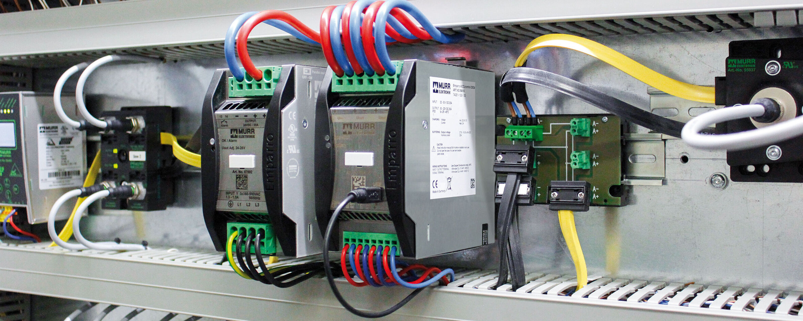 USV-Modul Emparro ACCUcontrol von Murrelektronik im Einsatz