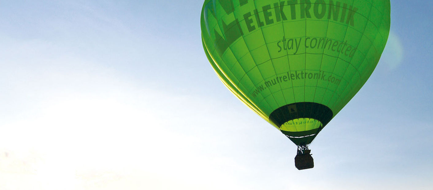 [Translate to Switzerland: German [de_CH]:] Murrelektronik Heißluftballon